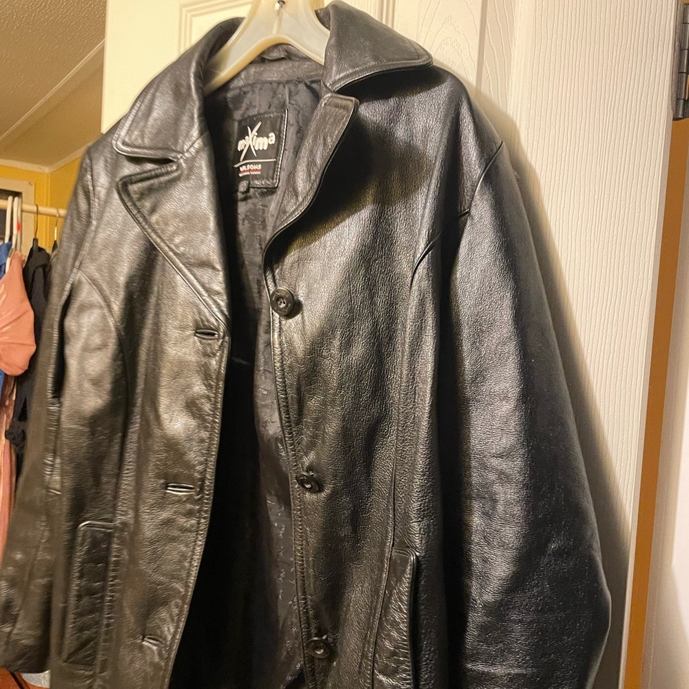 Beautiful leather coat